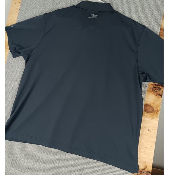 Page & Tuttle Cool Swing Golf Shirt Mens 2XL Gray Koasati Pines Course Logo - Picture 8 of 12
